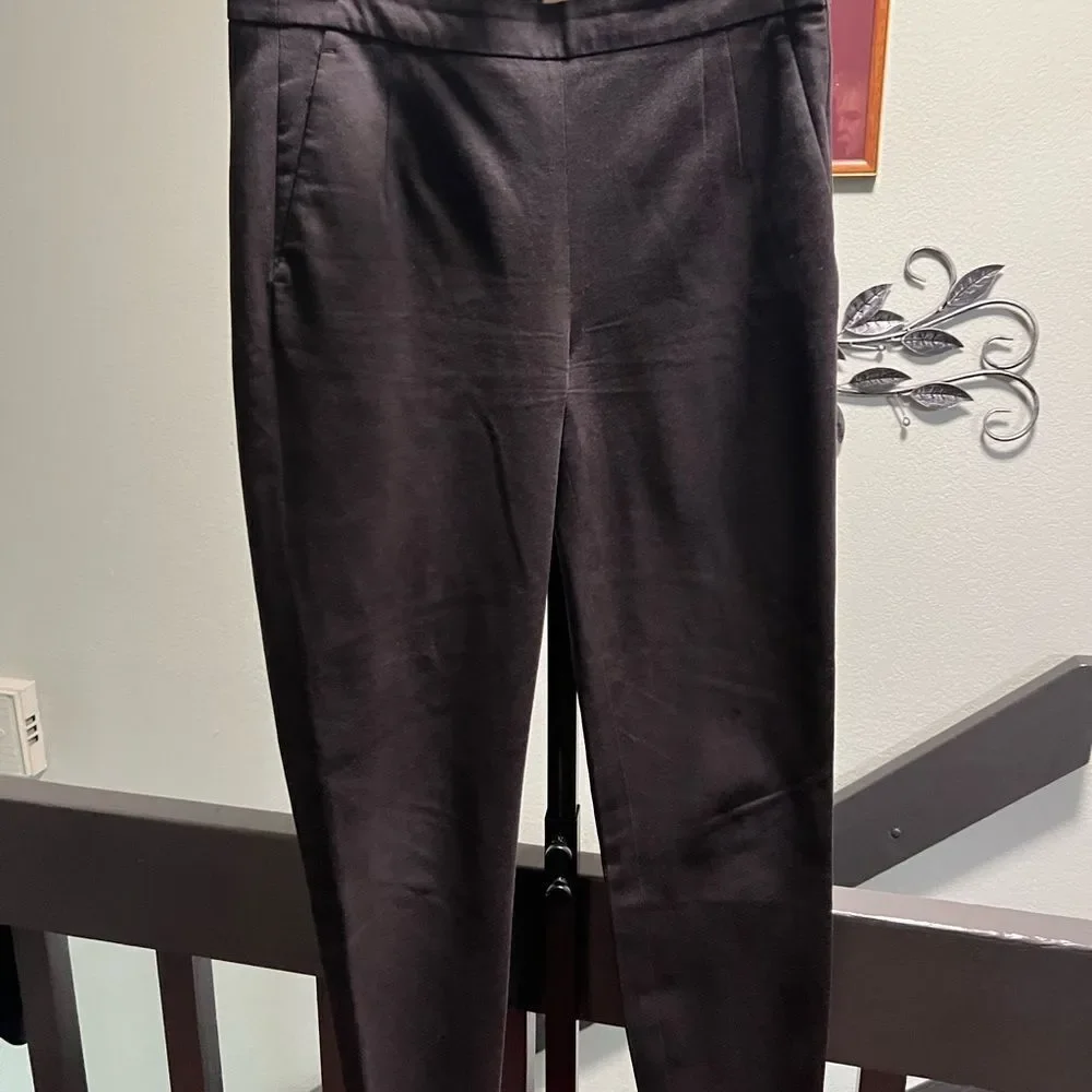 J. Crew Women's Black Capris Size 0 #DP314